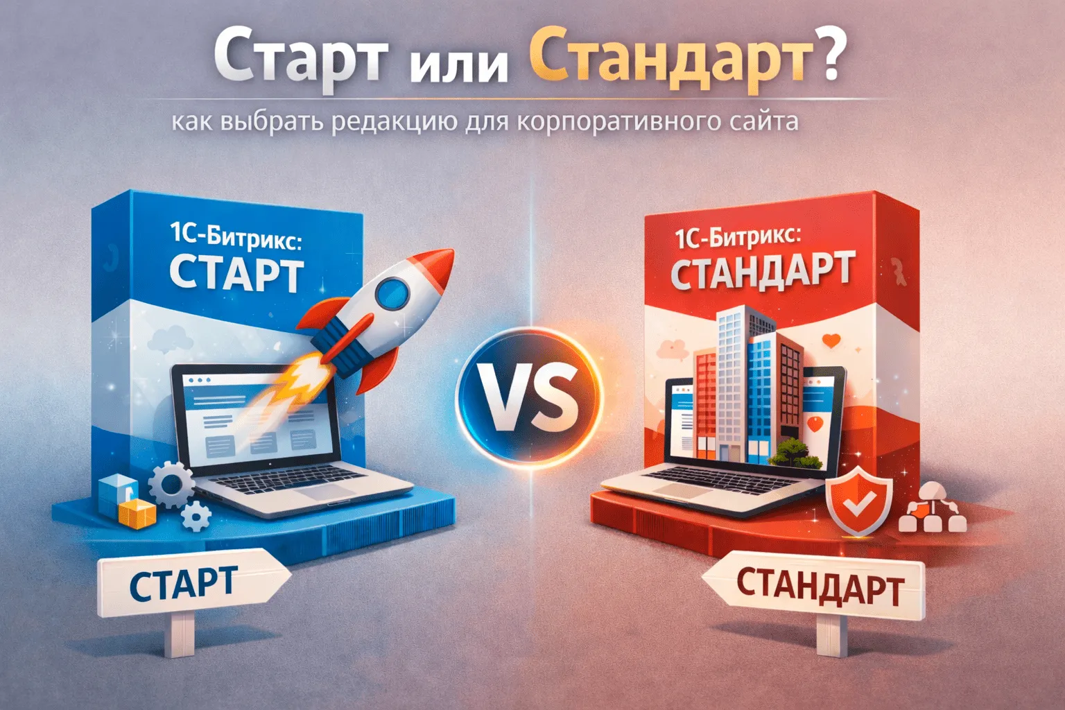 Старт или Стандарт: как выбрать редакцию для корпоративного сайта в Ставрополе